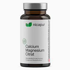 NICApur Calcium Magnesium Citrat Kapseln 60 Stück