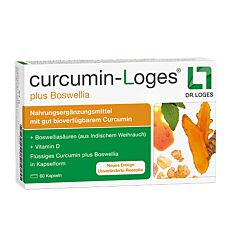 Curcumin-Loges plus Boswellia Kapseln