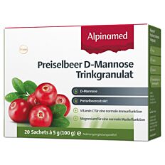 Alpinamed Preiselbeer D-Mannose Trinkgranulat 20 Stück