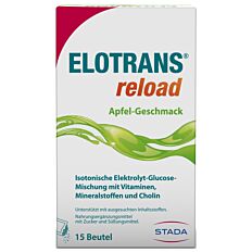 Elotrans reload Elekrolyt-Lösung Apfel Beutel 15 Stück