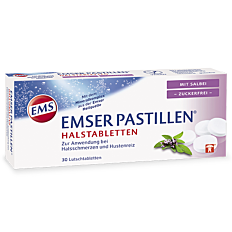 Emser Pastillen Salbei zuckerfrei 30 Stück