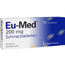 EU-Med Schmerztabletten 200mg 10 Stück