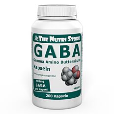 GABA 500mg vegan Kapseln 200 Stück