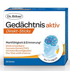 Dr. Böhm Gedächnis Aktiv Direkt Sticks 20 Stück