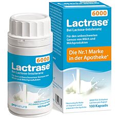 Lactrase Kapseln 6.000 FCC 100 Stück 