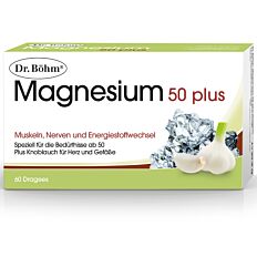 Dr. Böhm Magnesium 50 Plus Dragees 60 Stück