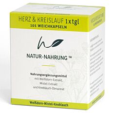 Natur-Nahrung Herz & Kreislauf Weichkapseln - 1x täglich - 105 Stück
