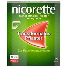 Nicorette transdermales Pflaster 10mg/16h 14 Stück
