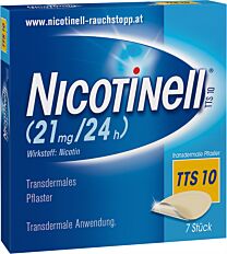 Nicotinell Transdermalpflaster TTS 10 (7mg/24h) 7 Stück