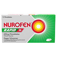 Nurofen Rapid 400mg Ibuprofen Filmtabletten 12 Stück