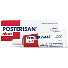 Posterisan akut Rektalsalbe 50mg/g 25g