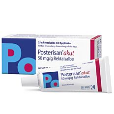 Posterisan akut Rektalsalbe 50mg/g 25g