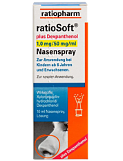 Ratiosoft Nasenspray PLUS Dexpanthenol 1,0mg 10ml