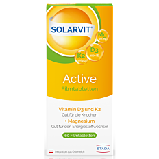 Solarvit Active D3K2 Magnesium Tabletten 60 Stück