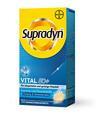Supradyn Vital 50+ Brausetabletten Ginseng+Olivenblatt 30 Stück