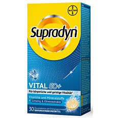 Supradyn Vital 50+ Brausetabletten Ginseng+Olivenblatt 30 Stück