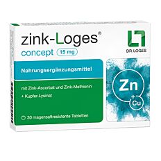 Zink-Loges concept 15mg Tabletten 30 Stück