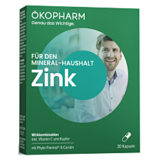 Ökopharm ZINK Wirkkombination Kapseln 30 Stück