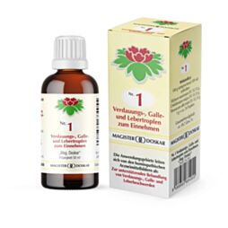 Magister Doskar Tropfen Nr. 1 Verdauung, Galle & Leber 50ml