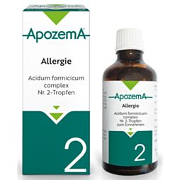 Apozema Tropfen Nr. 2 Allergie - Acidum formicicum 50ml