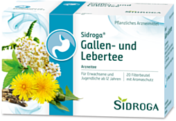Sidroga ARZNEI Gallen- und Lebertee 20 Filterbeutel