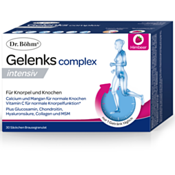 Dr. Böhm Gelenks-Complex Intensiv Brause Himbeer 30 Stück