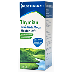 Klosterfrau Thymian Isländisch Moos Hustensaft 200ml