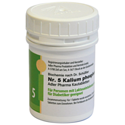 Schüßler Salze Kautabletten Nr. 5 Kalium phosphoricum D6 100g