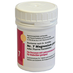 Schüßler Salze Kautabletten Nr. 7 Magnesium phosphoricum D6 100g