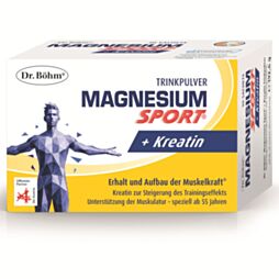 Dr. Böhm Magnesium Sport + Kreatin Pulver 30 Stück