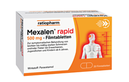 Mexalen rapid Filmtabletten 500mg 20 Stück