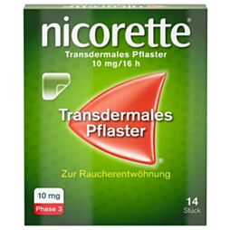 Nicorette transdermales Pflaster 10mg/16h 14 Stück