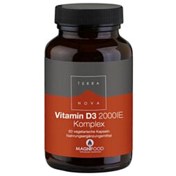 Terra Nova Vitamin D3 2000 I.E. Komplex Kapseln 50 Stück