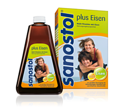 Sanostol Multivitamin Saft + Eisen 460ml