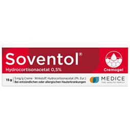 Soventol Hydrocortisonacetat Creme 0,5% 15g