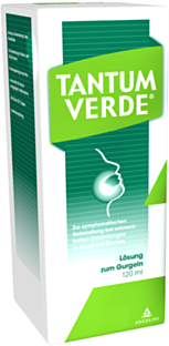 Tantum Verde Gurgellösung mit Minzgeschmack