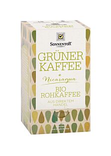 Sonnentor Grüner Kaffee bio Beutel 18 Stk. 