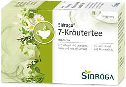 Sidroga WELLNESS 7-Kräutertee 20 Filterbeutel