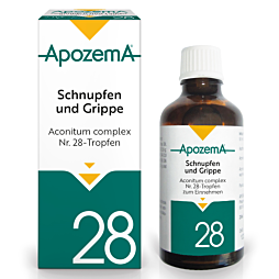 Apozema Tropfen Nr. 28 Schnupfen & Grippe - Aconitum complex 50ml