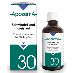 Apozema Tropfen Nr. 30 Schwindel & Kreislauf - Cocculus complex 50ml