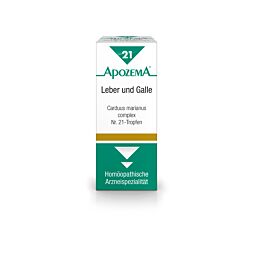 Apozema Tropfen Nr.21 Leber/Galle 50 ml
