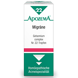 Apozema Tropfen Nr. 22 Migräne - Gelsemium complex 50ml