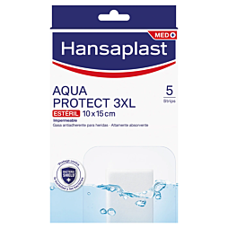 Hansaplast Aqua Protect 10x15cm 3XL 5 Pflaster