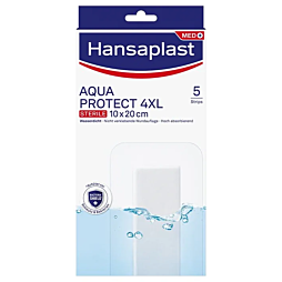 Hansaplast Aqua Protect 10x20cm 4XL 5 Pflaster