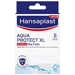 Hansaplast Aqua Protect 6x7cm XL 5 Pflaster