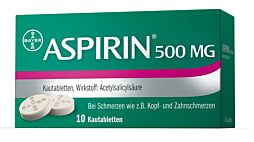 Aspirin Kautabletten 500mg 10 Stück