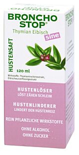 Bronchostop Hustensaft Thymian Eibisch SINE