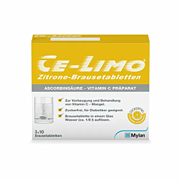 Celimo Zitrone Brausetabletten (3x10) 30 Stück