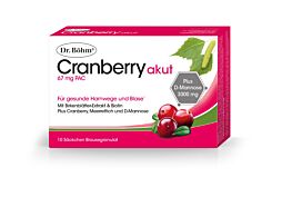 Dr. Böhm Cranberry Akut Brausegranulat-Beutel 10 Stück