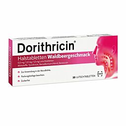 Dorithricin Halstabletten Waldbeere 20 Stück